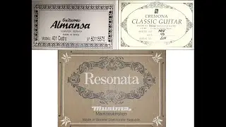 Обзор Гитар Musima Resonata Almansa 401 и Cremona 4855