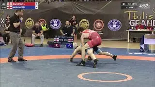 1/2 GR - 63 kg: L. KAVJARADZE (GEO) v. L. MARIAMIDZE (GEO)