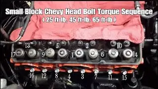 Small Block Chevy Head Bolt Torque Sequence (Episode 8) Bringing an old C-10 back to life
