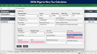 Employee Tax Calculator &ndash; Based on Nigeria&rsquo;s New Tax Law #Taxlaw #Personalincometax #payenigeria