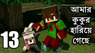 আমার কুকুর হারিয়ে গেছিলো || Minecraft Bangla Survival Lets Play Part 13 || Dsb Playz ||