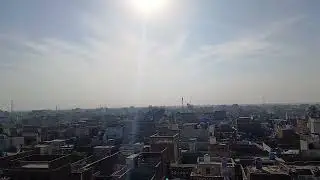 View of Kasur from 7 story Building 