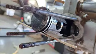 Jawa 50 21 výbrus, po 500km destrukce ve válci, důvod v odkazu na konci videa!