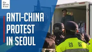 Small anti-China protest in South Korea ahead of Xi-Trump meeting
