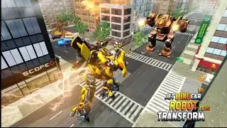 jet robot bike transformation robot amazing game