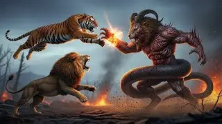 Lion & Tiger vs Chimera &ndash; Nature Faces Genetic Abomination | Concept Cinemas