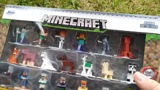 Minecraft Nano Metalfigs 20 piece set 2020 Unboxing