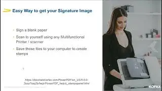 Kofax Power PDF create stamp of your signature
