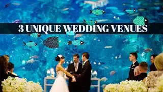 3 Unique Wedding Venue Ideas! Wedding planning inspiration!