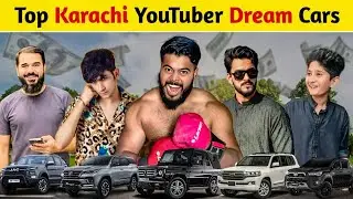 Top Pakistan Karachi YouTubers Dream Cars 🚘 #viralvideo #vlogger 