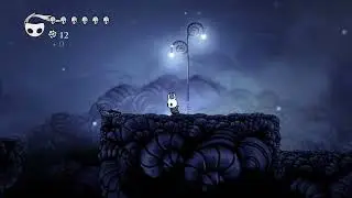 Hollow knight: getting to howling cliffs, learning new sword style and getting the map#hollowknight