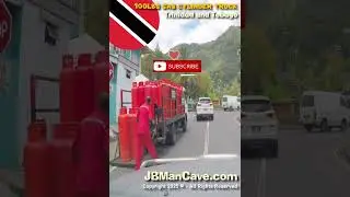 TRINI 100lbs GAS CYLINDER TRUCK in Trinidad and Tobago JBManCave.com #Shorts