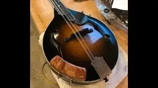 Custom Birds-Eye Maple Armrest for Red Diamond Mandolin!