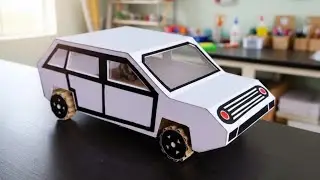Miniature Car Model | DIY Paper Craft | Transportation [Tabrez Arts]