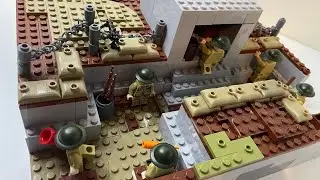 I Created A Lego WW1 British Trench!!