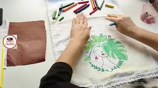 Pintura com giz de cera! Passo a passo.