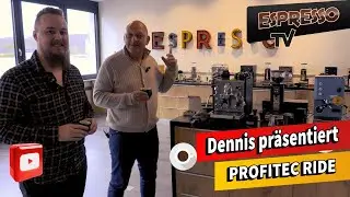 Espresso TV präsentiert Profitec Ride zusammen mit Dennis.