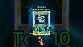 Top 10 Pok&eacute;mon BLASTOISE cards 💦 #shorts #top10 #blastoise