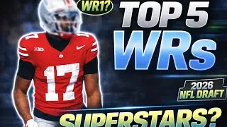 Top 5 Wide Receivers | 2026 NFL Draft 🔥 