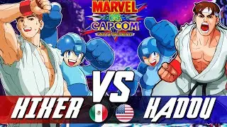 Marvel Vs Capcom:🔥Hixer1 Vs Hadou🔥| High Level Gameplay.