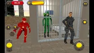 Incredible Speed Heroes Prison Escape - Speed Hero Rescue Flash hero and Arrow hero From Prison