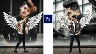 Riyaz ft. Wall Wings Photo Editing Tutorial photoshop cc