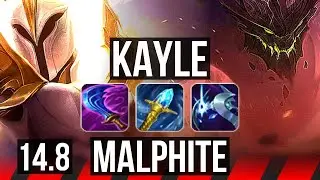 KAYLE vs MALPHITE (TOP) | 600+ games, 11/5/17 | KR Diamond | 14.8