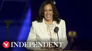 Kamala Harris gives historic speech as first female Vice President-elect in US history