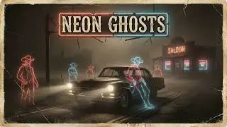 Neon Ghosts | Dark Country Ballad of a Haunted Diner | Outlaw Blues, Southern Gothic