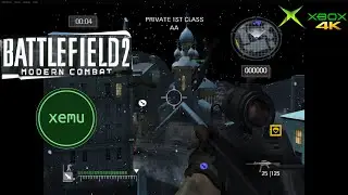 XEMU hard-scale | Battlefield 2 Modern Combat 4K UHD | Xbox Emulator PC Gameplay
