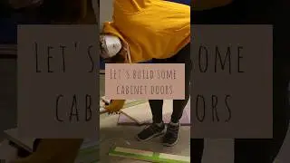 Let's make some cabinet doors! #diyfurniture #diy #cabinetdoors