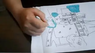 Coloring Pages Sky And Castle Scenery 6   Galactic Bass