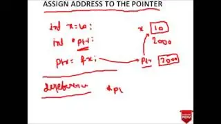 DEREFERENCE OPERATOR AND ASSIGN ADDRESS TO THE POINTER IN C-81