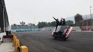 stunt show in china feat. michael bizzarro