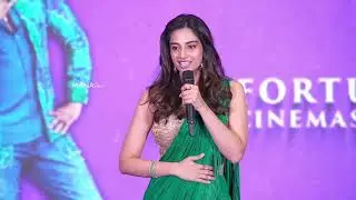Actress Meenakshi Chaudhary Speech @ #AnaganagaOkaRaju Thank You Meet