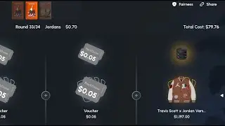 .70 cents to $1000 on packdraw (.001% chance)
