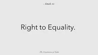 How to allow Reservation in India - Article 15 of the #Indian #Constitution