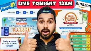 FREEDOM Sale Go Live Tonight | Flipkart & Amazon Freedom Sale | Early Access | Independence Day Sale