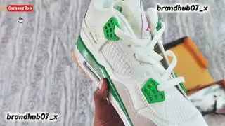 Jordan Natro 4 (&Prime;SB) Green 💚 Sneakers Of The Year ? #fashion #jordan4sb #green-white #style 