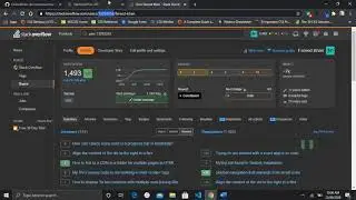 Stackoverflow profile on portfolio site using API
