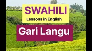 Learn Swahili - Gari Langu ni Ndogo