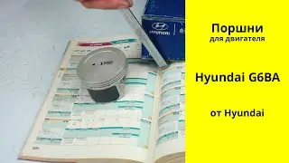 G6BA (2.7L) Hyundai поршни 23410-37307