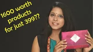 No 1 Subscription Box in India | Unboxing & Review - GlamEgo August Box