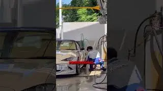Japan lives in 2050 with this car wash!! 🤯  #japan