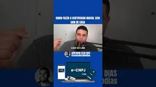 Como fazer o certificado digital sem sair de casa