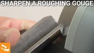 Sharpening a Spindle Roughing Gouge (Woodturning)