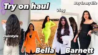VLOG | try on haul Bella Barnett💘 | day in my life | work | hair | vlog ✨
