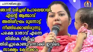 ഞാൻ മരിച്ചത് പോലെയായി.എന്റെ ആത്മാവ് അതിശീഘ്രം മുന്നോട്ട് നീങ്ങിക്കൊണ്ടിരുന്നു.പക്ഷെ മാതാവ് എന്നെ