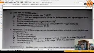 Pembahasan SKD 21(PES 8 TWK, TKP) (PES 9 TWK, TKP)