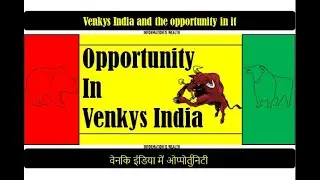 Venkys India - and the opportunity in it - Hindi - Venkys Share Price